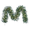 Photograph of 9' x 18" Cashmere Garland LED150WmWht