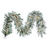 Photograph of 9' X 16" Snow Ridge Garl LED100 WmWht