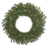 Photograph of 36" Durango Spruce Wreath 100LED WmWht
