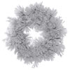 Photograph of 30" Flock Alberta Wreath w/Cones 110Tips