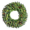 Photograph of 30" Cheyenne Pine Wreath Dura-Lit 50CL