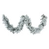 Photograph of 9' x 12" Flocked Ashton Garland 140Tips