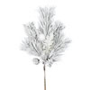 Photograph of 28" Frosted Beacon Pine Spray 6Tips 3/Pk