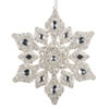 Photograph of 7" Glitter Snowflake Diamond Ornament