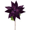 Photograph of 24" Poinsettia Stem Plum 3/Bag