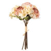 Photograph of 13" Cream Pink Rose Hydrangea Boquet Pk2