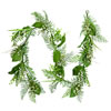 Photograph of 6' White Mini Flowers Greenery Garland
