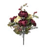 Photograph of 21" Burgundy/Cream Peony/Hydrangea Bush