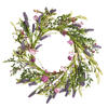 Photograph of 24" Purple Lilac Wild Flower Wreath