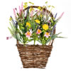 Photograph of 16"x10" Pink/Yellow Wild Flowers Basket