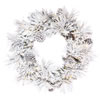Photograph of 36" Flocked Atka Pine Wreath 3mm 250WW