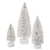 Photograph of 5"-7"-9" White Snow Oval Tree Set