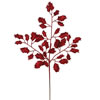Photograph of 22" Red Glit Holly Spray 12/Bg