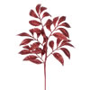 Photograph of 17" Red Camelia Glitter Spray 6/Bag