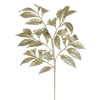 Photograph of 17" Gold Camelia Glitter Spray 6/Bag