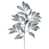 Photograph of 17" Pewter Camelia Glitter Spray 6/Bag