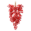 Photograph of 32" Red Flock Berry Outdoor Teardrop