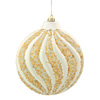Photograph of 6'' Champagne Matte-Glitter Flat Ball