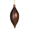 Photograph of 11" Chocolate Matte-Glitter Spiral Drop