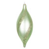 Photograph of 11" Celadon Matte-Glitter Spiral Drop