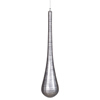 Photograph of 16.5" Pewter Matte-Glitter Teardrop
