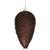 Photograph of 7" Chocolate Matte-Glitter Pinecone