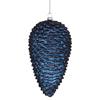 Photograph of 7" Sea Blue Matte-Glitter Pinecone