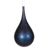 Photograph of 4" Sea Blue Matte-Glitter Onion Drop