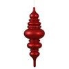 Photograph of 23" Red Matte-Glitter Finial