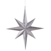 Photograph of 16" Pewter Glitter 8 Pt Star