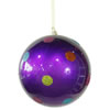 Photograph of 5.5" Purple Candy Polka Dot Ball