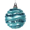 Photograph of 8'' Turquoise Candy Glitter Wave Ball