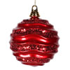 Photograph of 10'' Red Candy Glitter Wave Ball