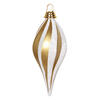 Photograph of 8" Gold-Silver Candy Glitter Swirl Drop