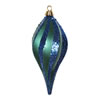 Photograph of 12" Teal-Sea Blue Candy Glit Swirl Drop