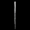 Photograph of 30'' Clear Glitter Icicle 2/Bag