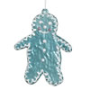Photograph of 7.5" Teal Candy Gingerbread man 1/Box