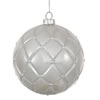 Photograph of 4" Silver Candy Glitter Net Ball 6/Box