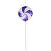 Photograph of 24" Purple-White Candy Lollipop