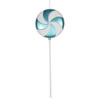 Photograph of 24" Teal-White Candy Lollipop