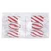 Photograph of 4" Red-White Candy Glitter 6/Box