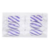Photograph of 4" Purple-White Candy Glitter 6/Box