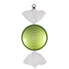 Photograph of 13" Lime-White Candy Swirl Glitter