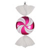 Photograph of 18.5" Cerise-White Swirl Candy Glitter