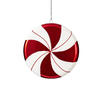 Photograph of 6" Red-White Swirl Flat Candy