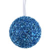 Photograph of 3" Teal Sequin Glitter Ball 6/Box