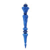 Photograph of 12" Sea Blue Shiny Glitter Drop 3/Box