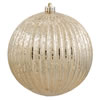 Photograph of 6" Gold Mercury Pumpkin Ball 4/Bg