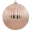Photograph of 8" Rose Gold Mercury Pumpkin Ball 1/Bg