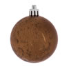 Photograph of 4" Chocolate Shiny Mercury Ball 6/bag